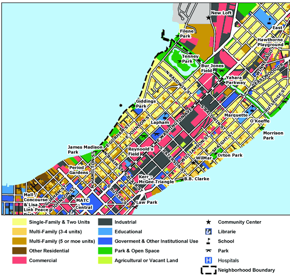 Map of local parks